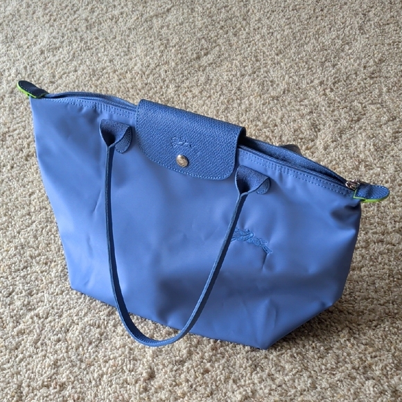 Longchamp Le Pliage Blue M Tote bag - Picture 3 of 10